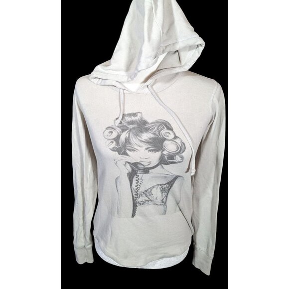 Art By Shonna Drew Light Grey Graphic Hoodie - Picture 1 of 4